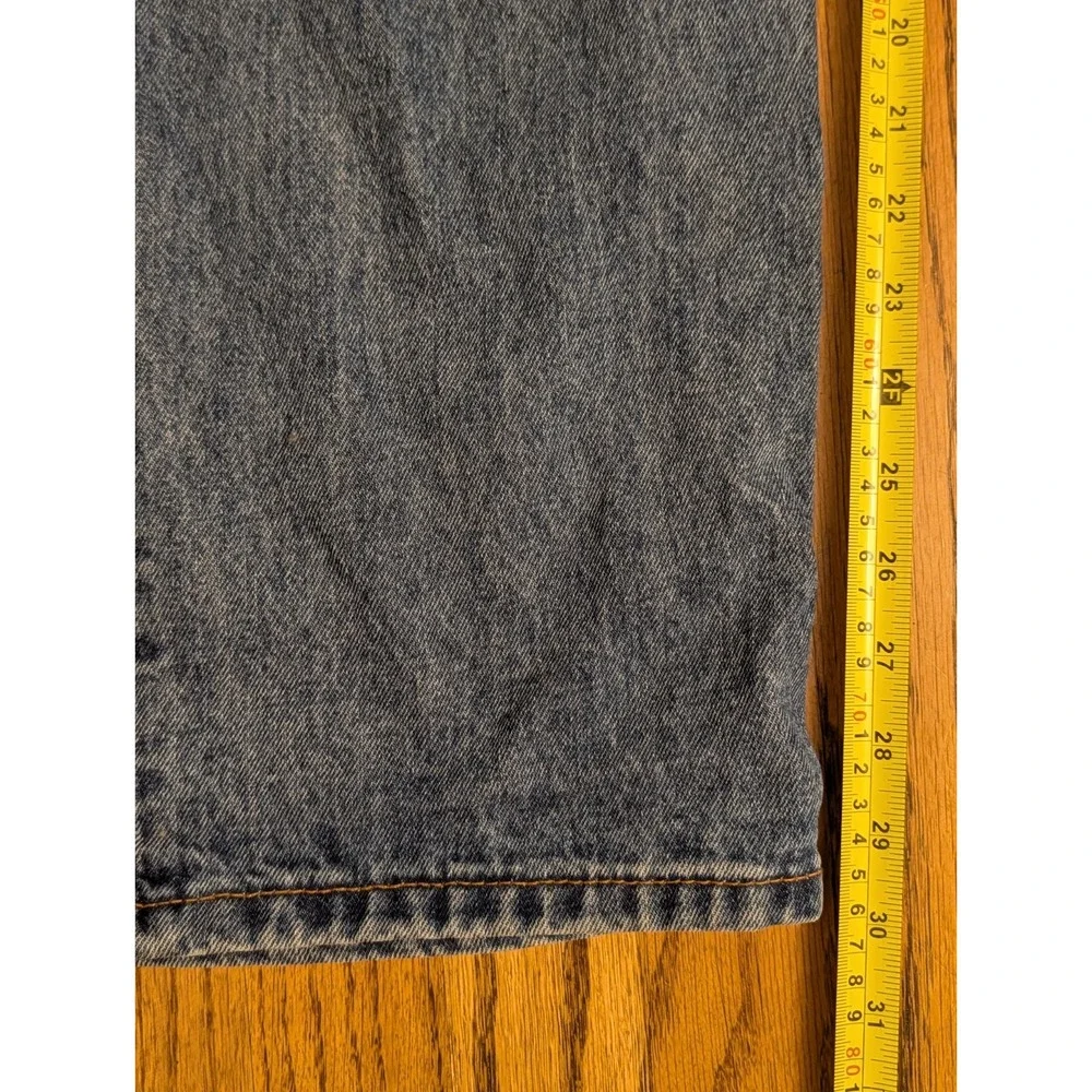 Levi's 550 Mens Jeans 40 x 32 Stonewash Blue Relaxed Fit Tapered Leg 100% Cotton